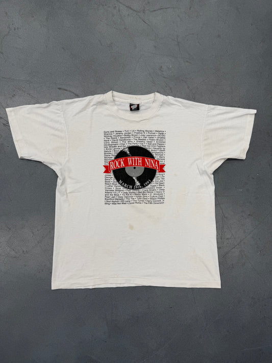 1993 ROCK WITH NINA VINLYL RECORD REE (SCREEN STARS BEST TAG)