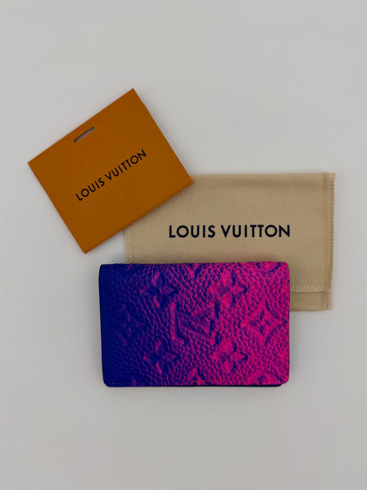 SS22 LOUIS VUITTON TAURILLON ILLUSION LEATHER POCKET ORGANIZER