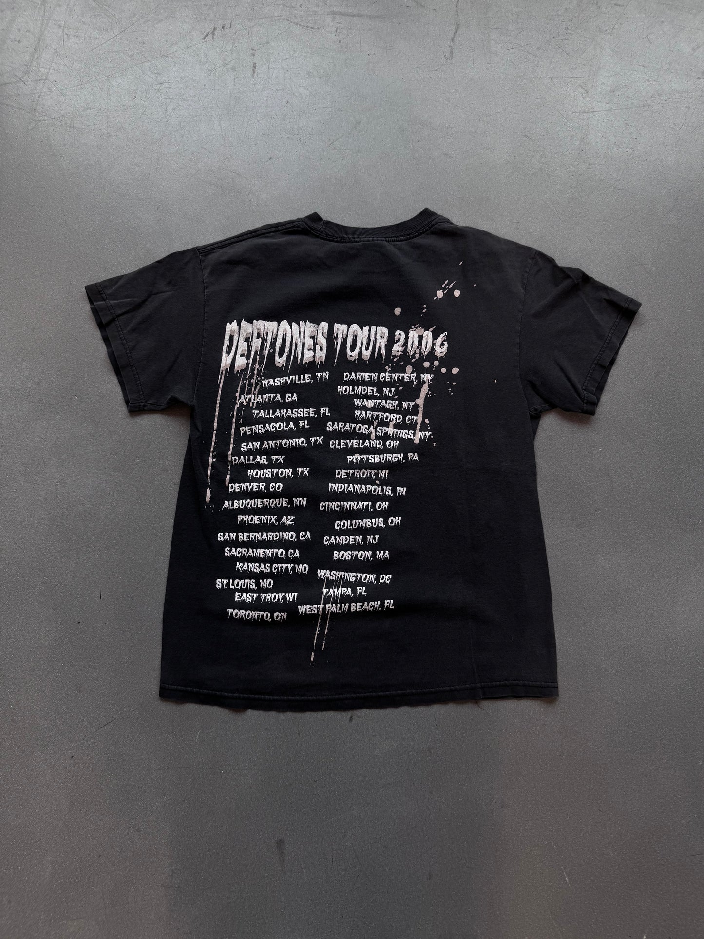 2006 DEFTONES TOUR FADED TEE (TENNESSEE RIVER TAG)