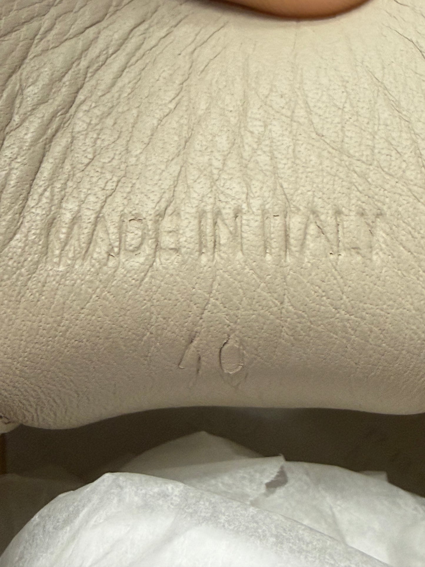 MAISON MARGIELA REPLICA LACELESS SNEAKERS - CREAM NYLON / GREY SUEDE (W/BOX)