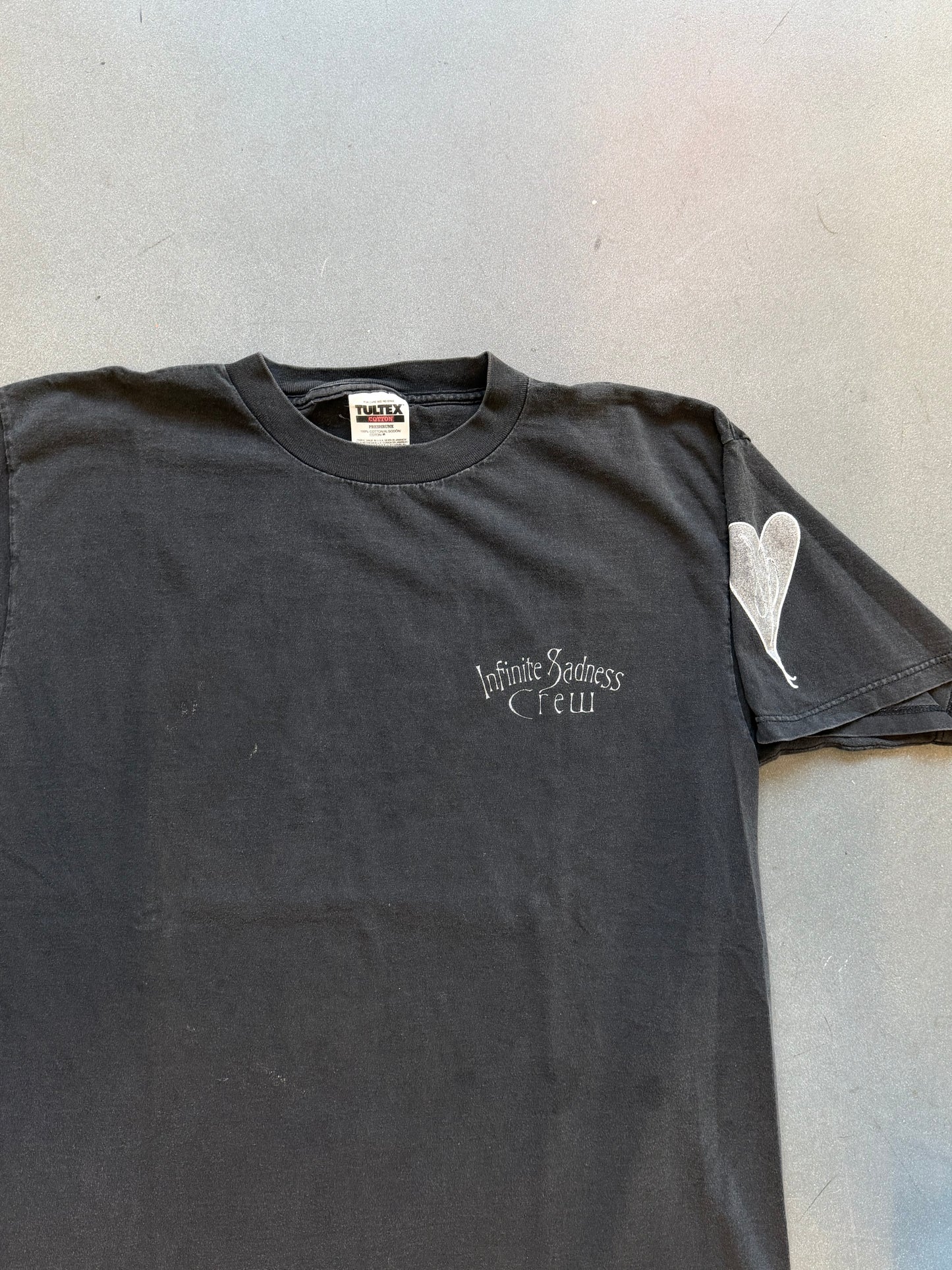 90'S SMASHING PUMPKINS INFINITE SADNESS CREW POCKET HIT TEE (TULTEX TAG)