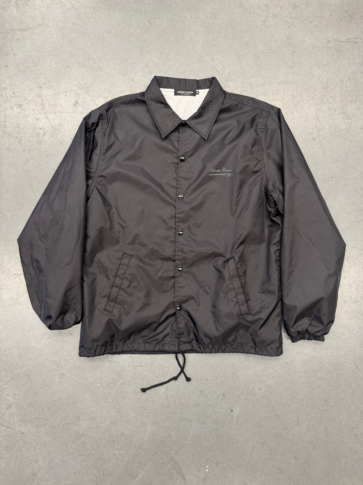UNDERCOVER COACH JACKET - BLACK