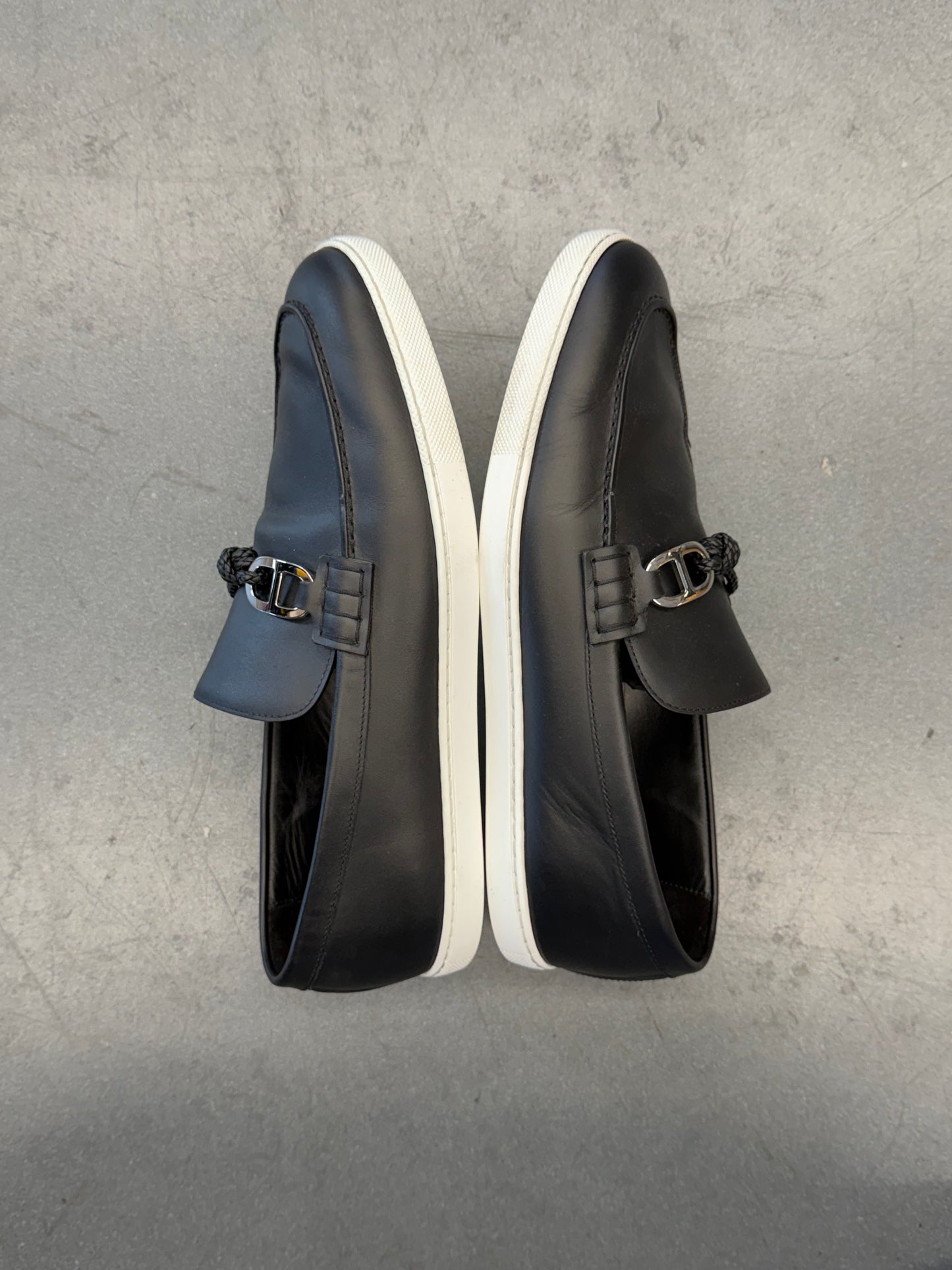SIZE 43 HERMES IGNACIO LOAFER - BLACK (NO BOX)