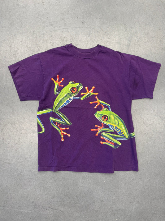 1994 FROG WRAP-AROUND NANCY BLOVERS TEE (HANES BEEFY-T TAG)