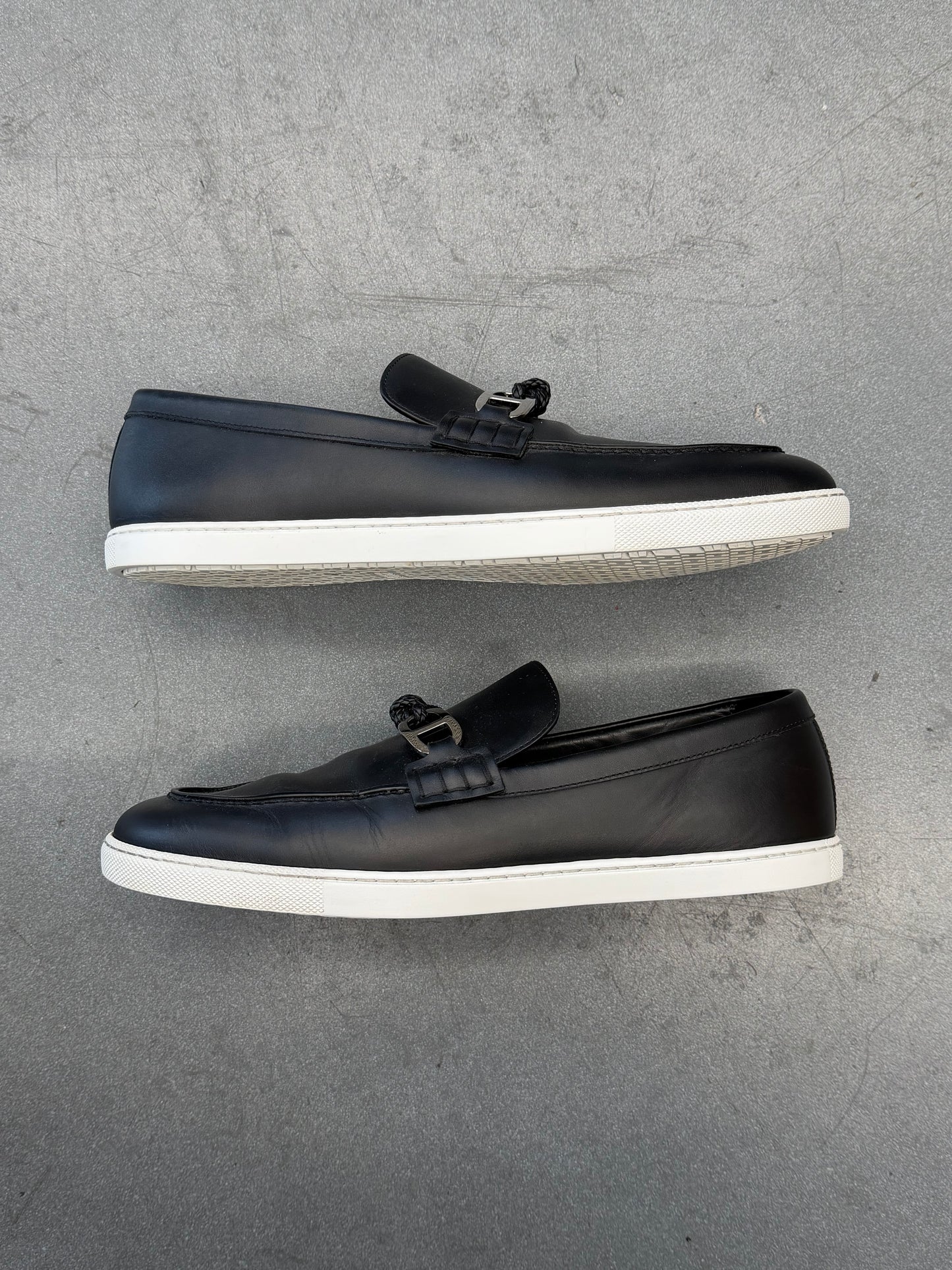 SIZE 43 HERMES IGNACIO LOAFER - BLACK (NO BOX)