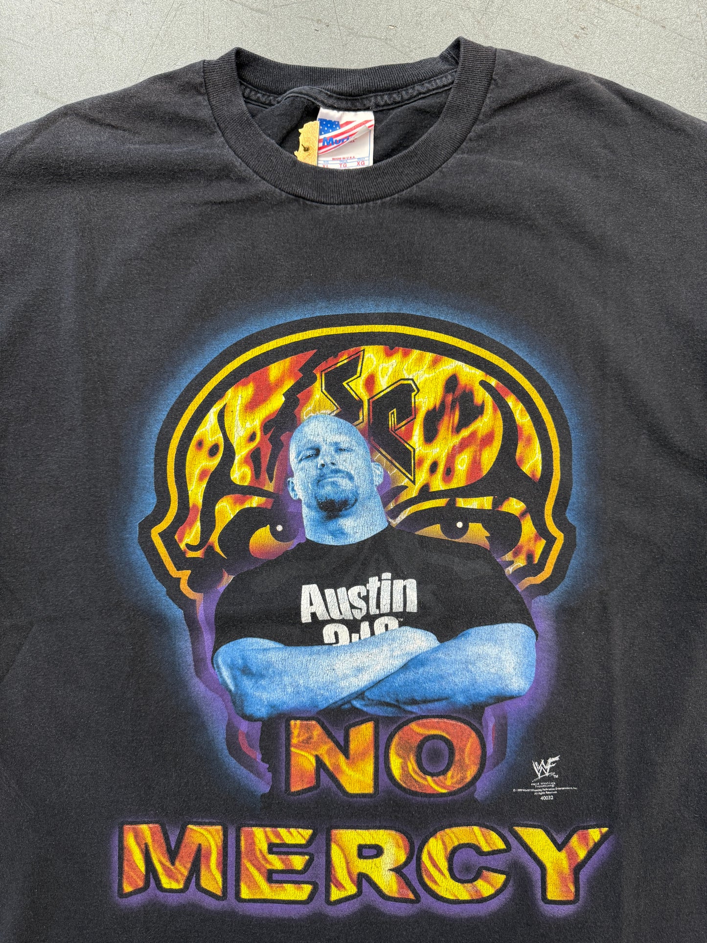 1999 WWF STONE COLD NO MERCY TEE (MURINA TAG)