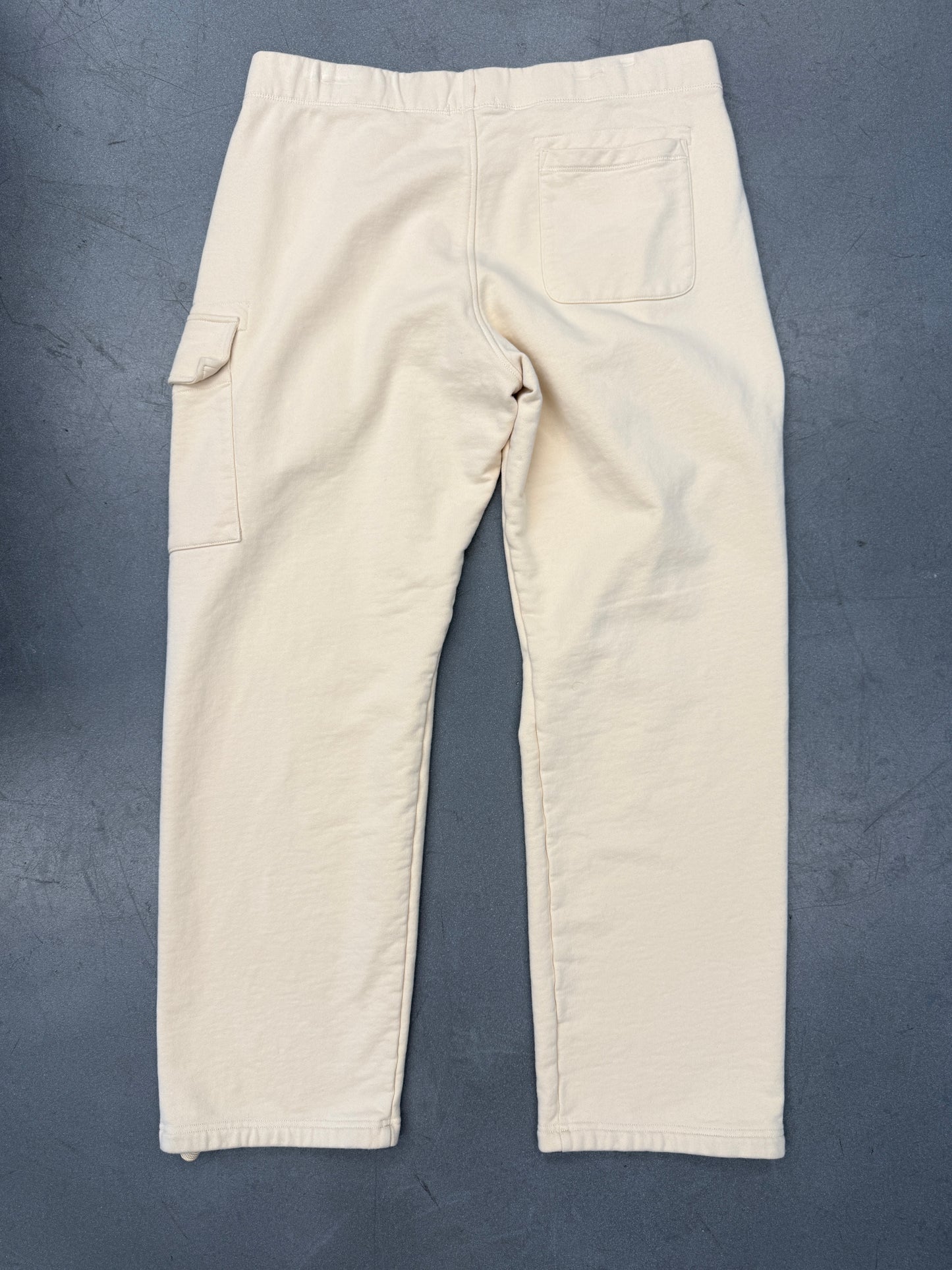 C.P. COMPANY MEN'S DIAGONAL FLEECE CARGO TRACK PANTS