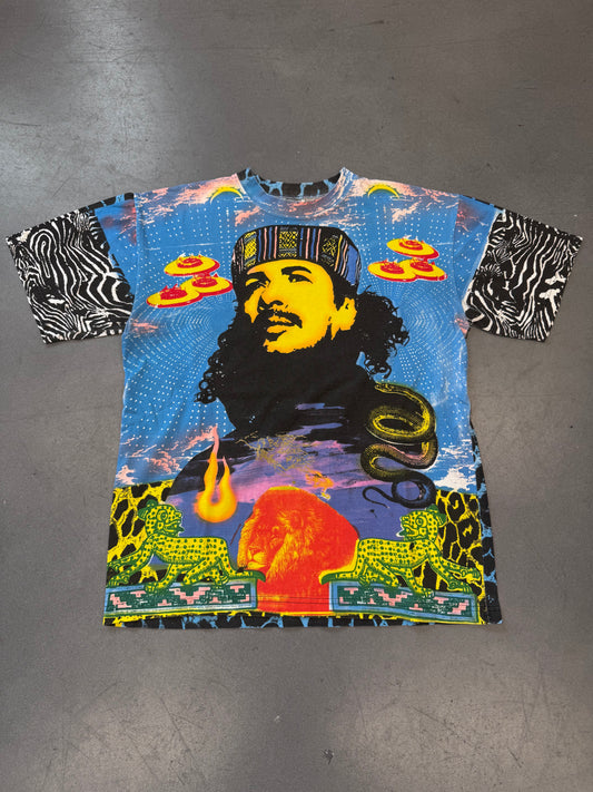 1995 SANTANA HEAVEN SMILES AOP TEE (AN INCREDIBLE T-SHIRT TAG)