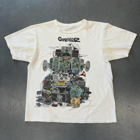 Y2K GORILLAZ MULTI BOOMBOXES TEE (PULLED TAG)