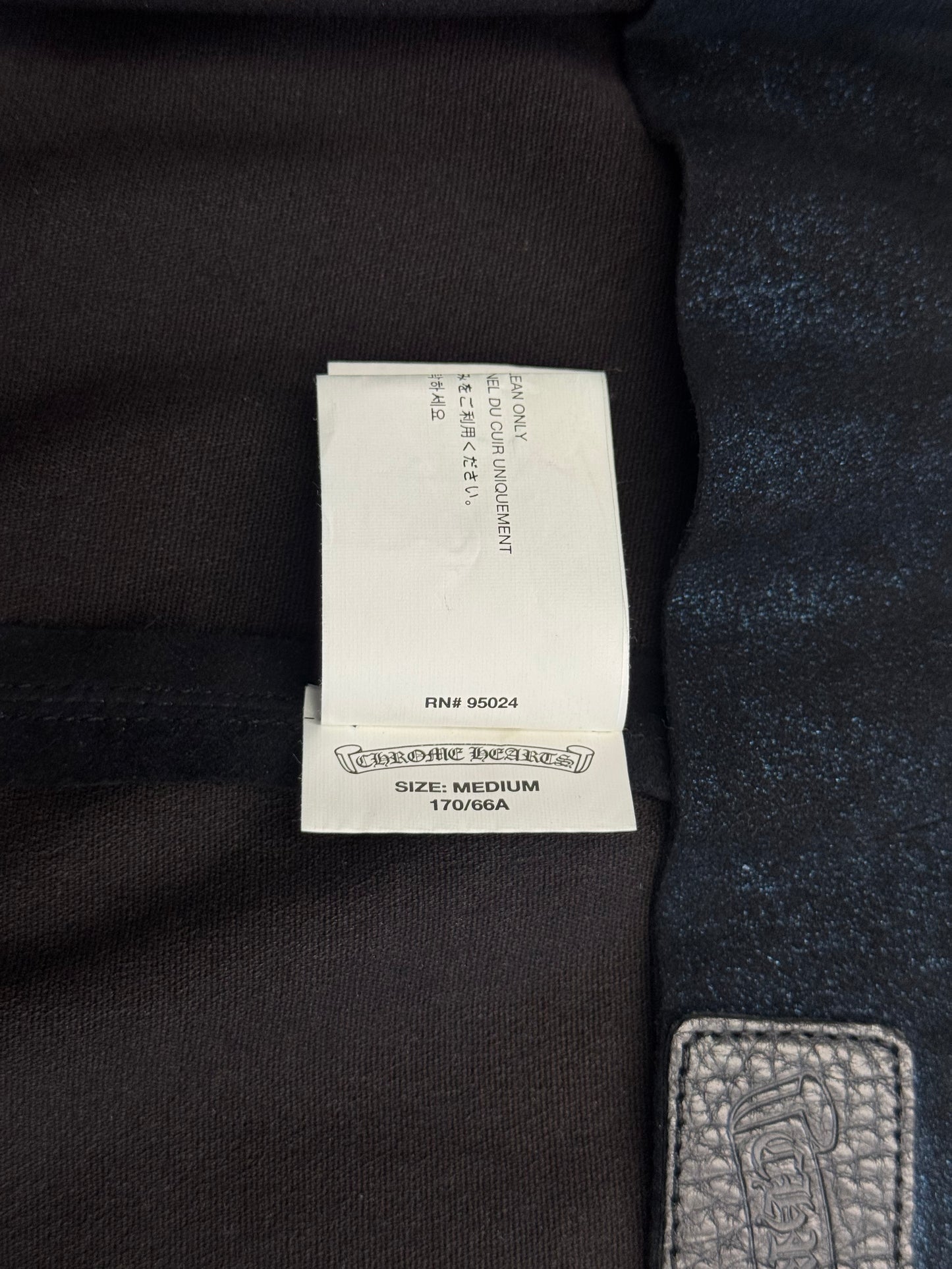 CHROME HEARTS SUEDE MINI SKIRT