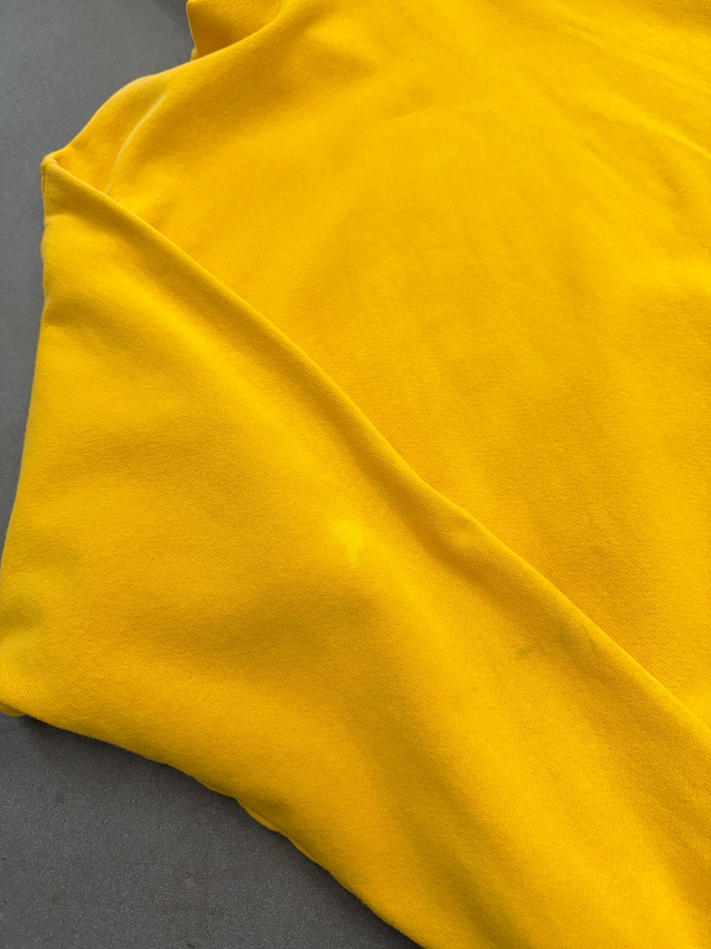 90'S NIKE SIDE SWOOSH PULLOVER HOODIE (WHITE NIKE TAG) - MUSTARD