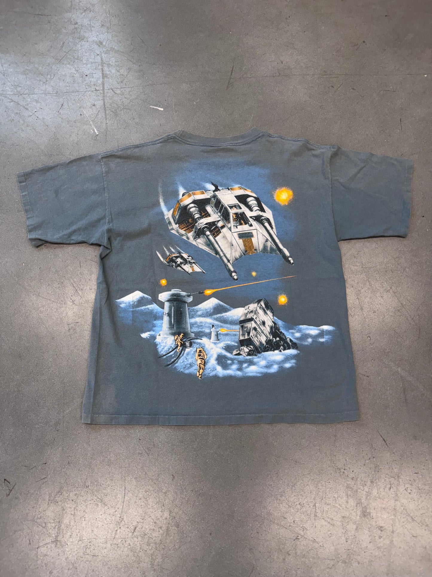 1995 STAR WARS BATTLE OF HOTH TEE (CHANGES TAG)