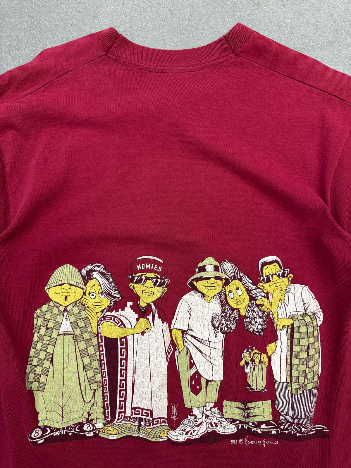 1993 HOMIES GONZALES GRAPHICS TEE (PULLED TAG)