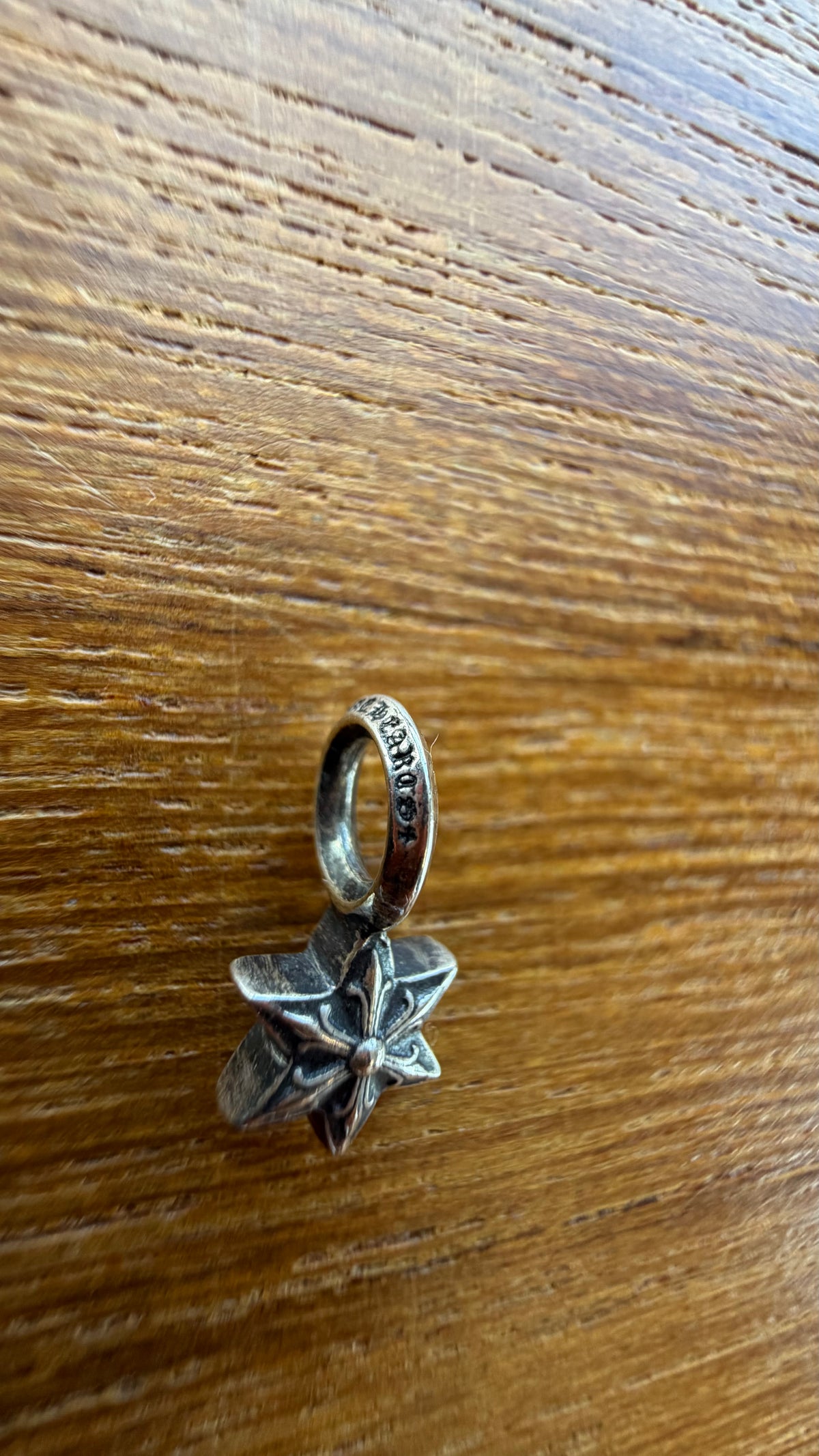 CHROME HEARTS STAR #A SILVER STACK CHARM