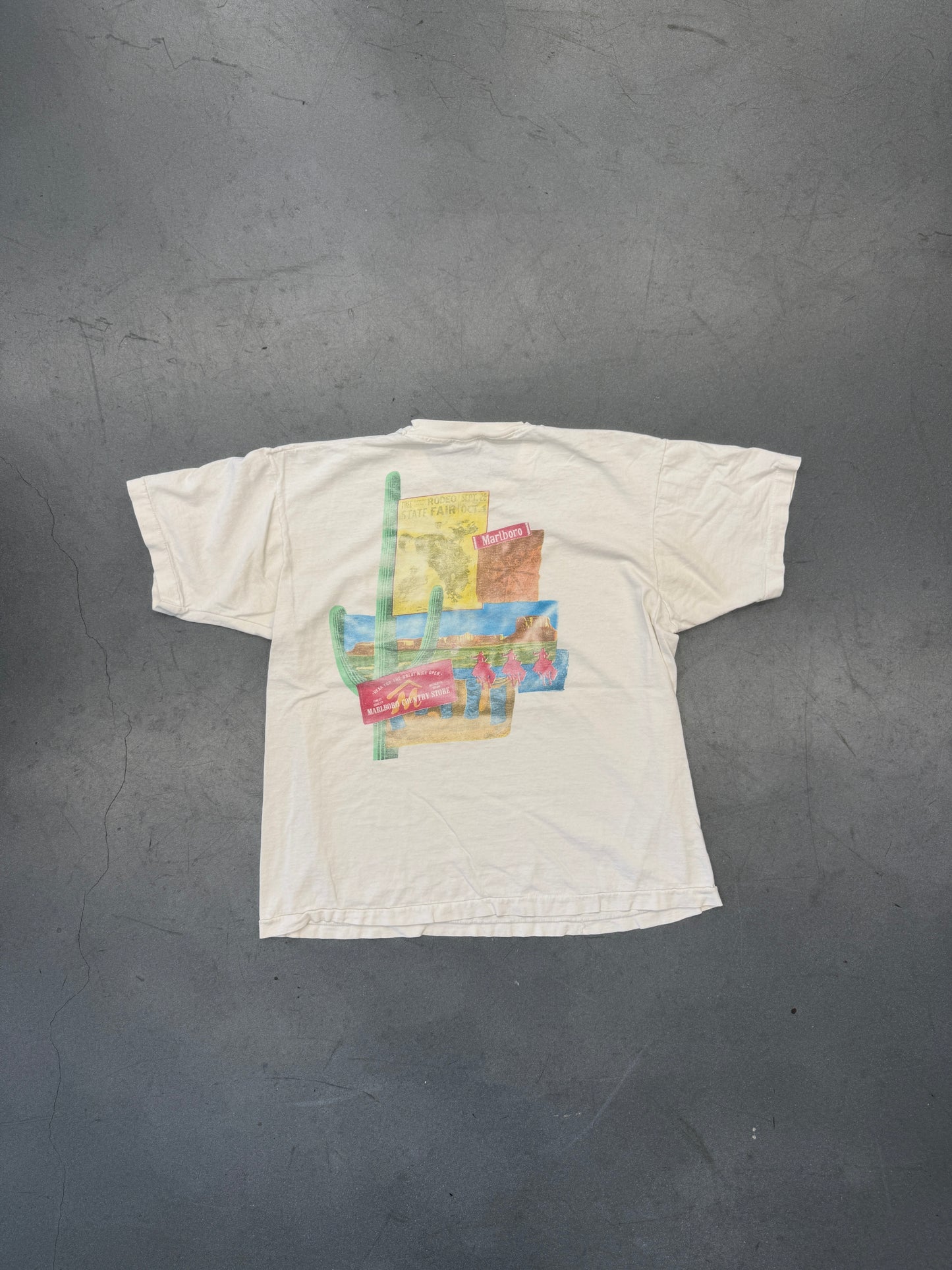 90'S MARLBORO COUNTRY STORE RODEO STATE FAIR POCKET TEE (FOTL TAG)