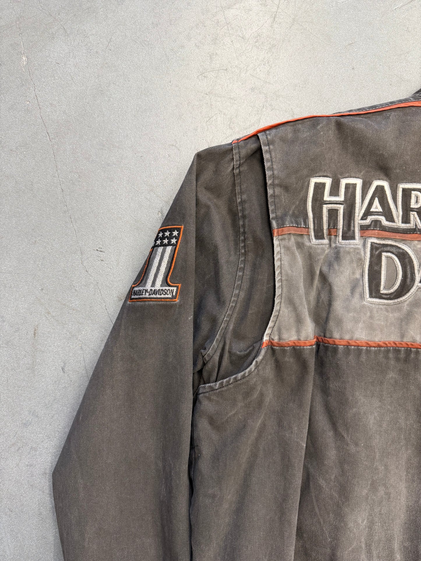 VINTAGE HARLEY-DAVIDSON MOTORCYCLES SYN3 ZIP-UP JACKET