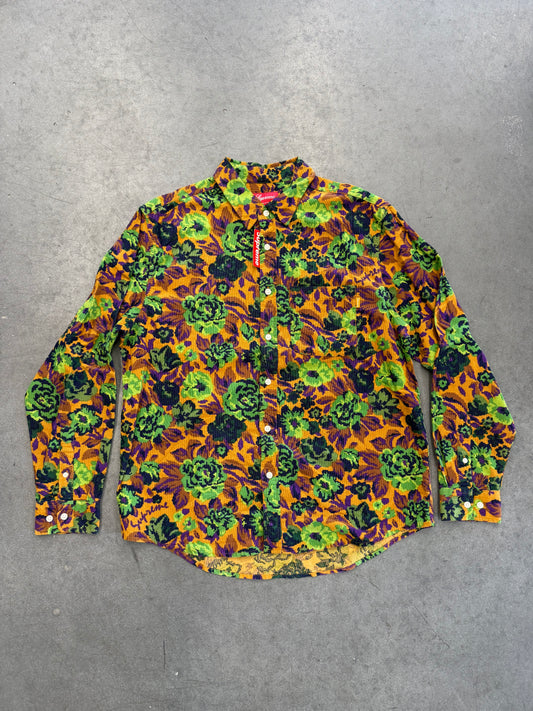 FW21 SUPREME DIGI FLORAL CORDUROY SHIRT