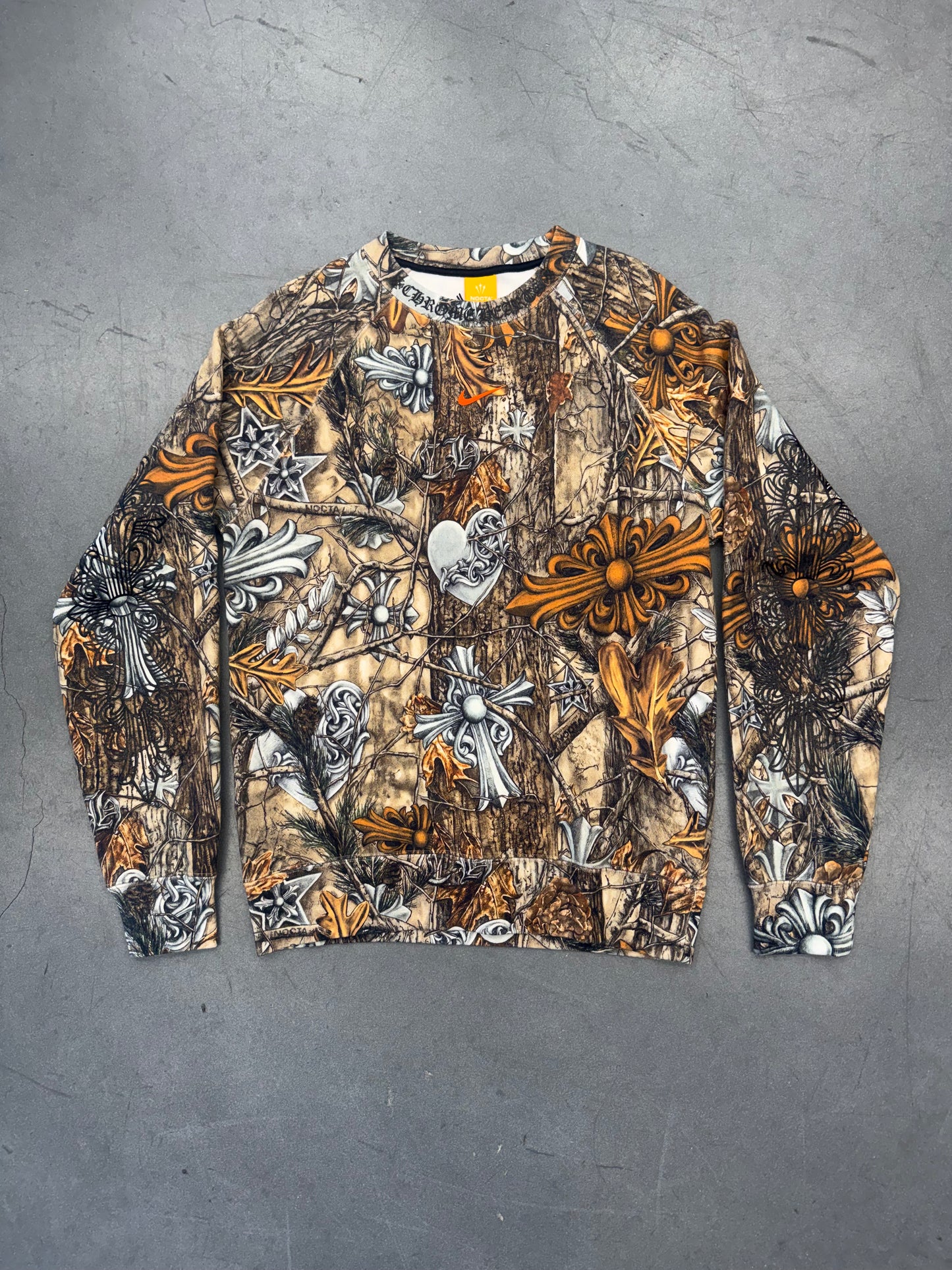 CHROME HEARTS X NOCTA REAL TREE CAMO CREWNECK