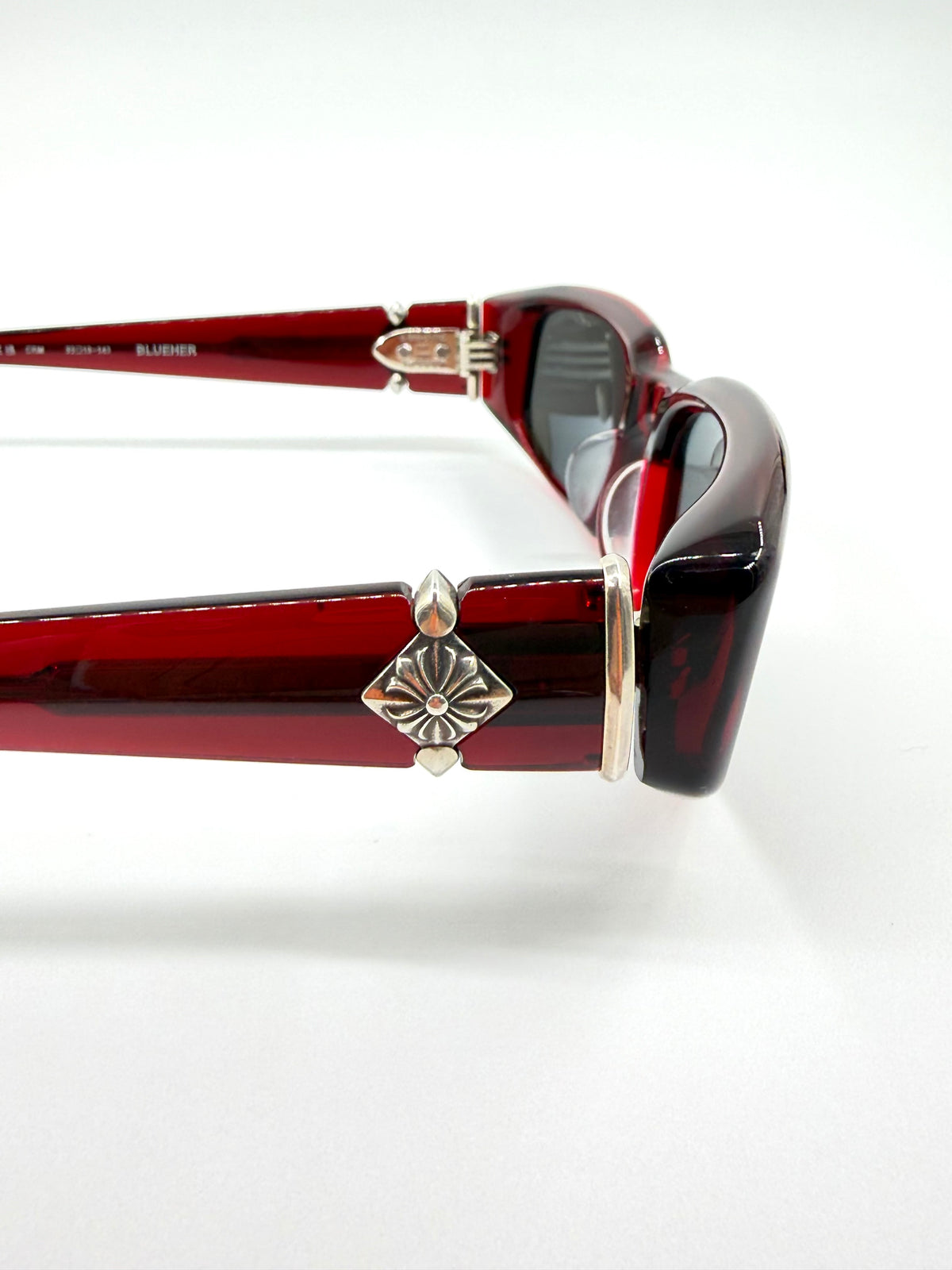 CHROME HEARTS BLUEHER SUNGLASSES - RED