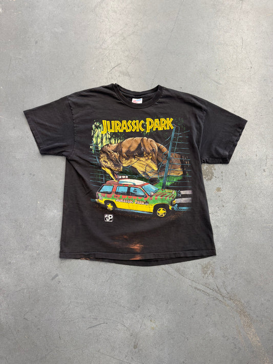 1993 JURASIC PARK T-REX CAR TEE (HANES HEAVYWEIGHT TAG)
