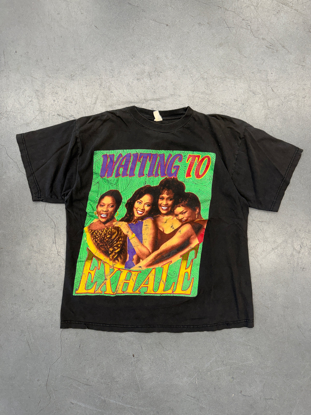 90'S WAITING TO EXHALE RAP STYLE TEE (FADED TAG)