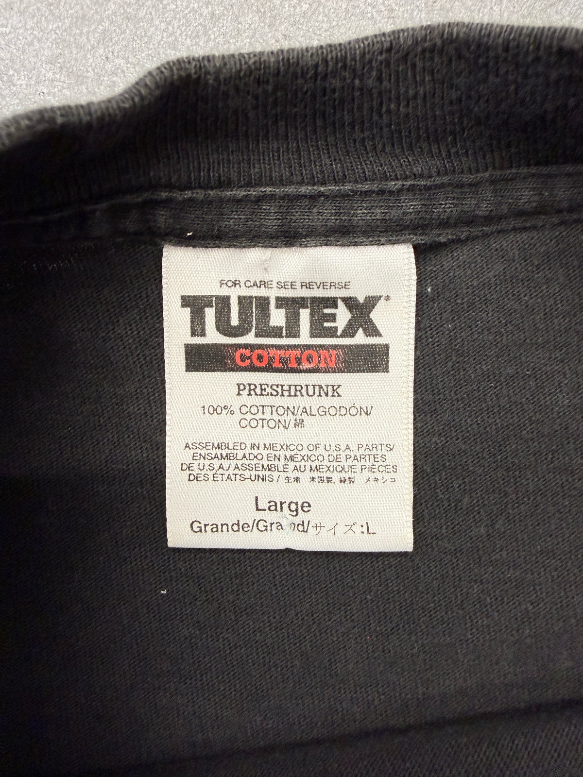 1999 DRAGON BALL Z GOKU MULLET TEE (TULTEX TAG)
