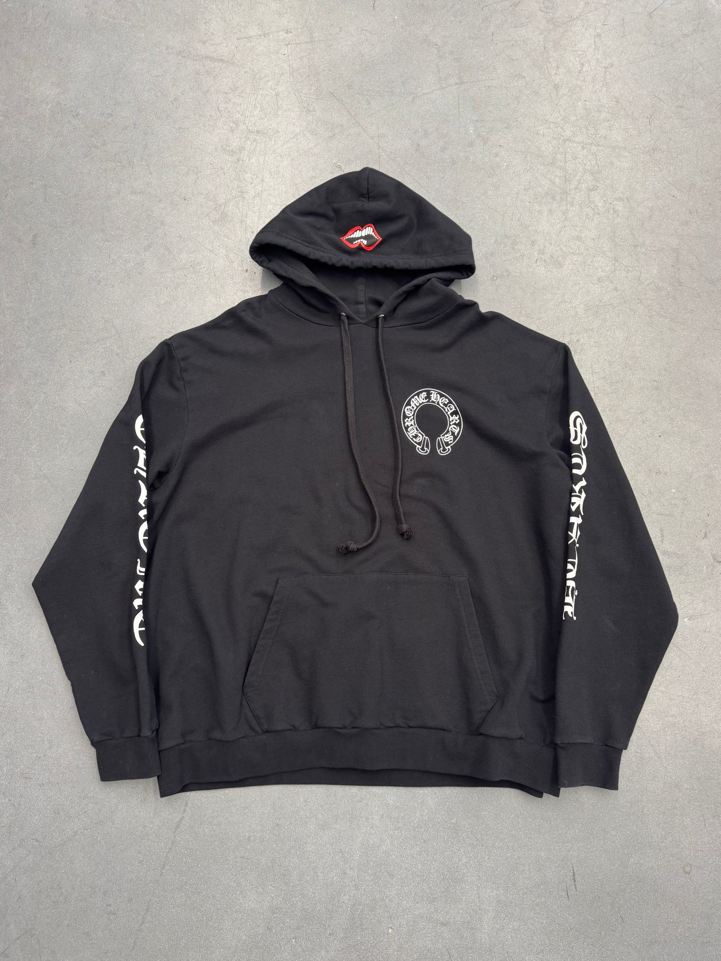 CHROME HEARTS MATTY BOY CHOMPER HORSESHOE PULLOVER HOODIE
