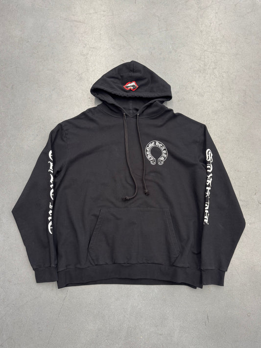 CHROME HEARTS MATTY BOY CHOMPER HORSESHOE PULLOVER HOODIE
