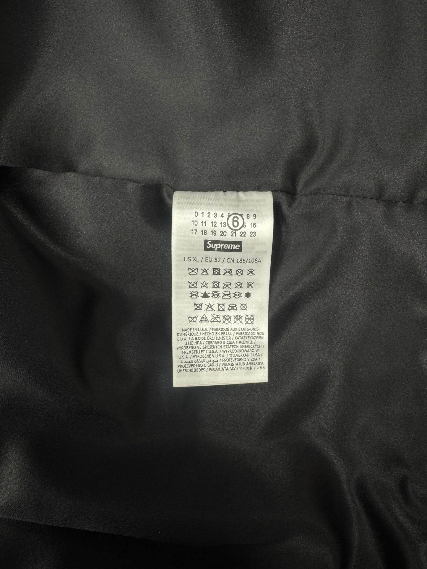 SS26 SUPREME MM6 SCHOTT EAGLE LEATHER JACKET