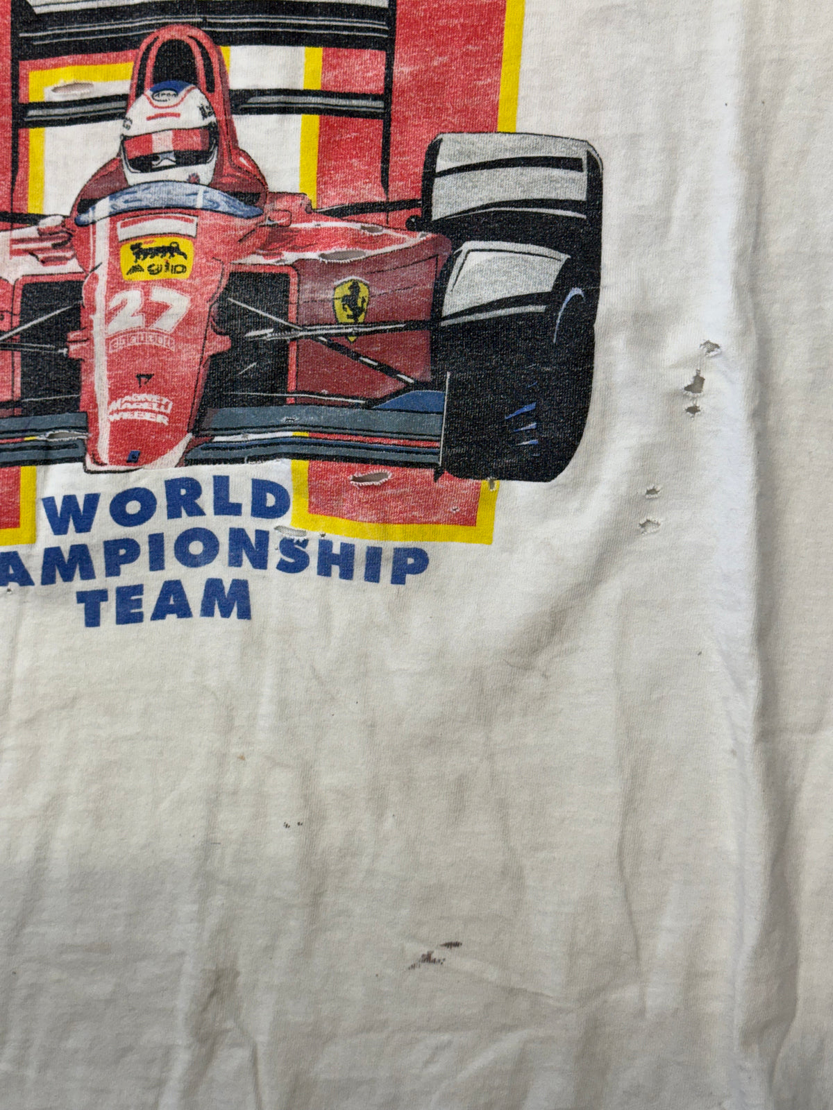 90'S F1 FERRARI WORLD CHAMPIONSHIP TEAM TEE (ALL SPORT TAG)