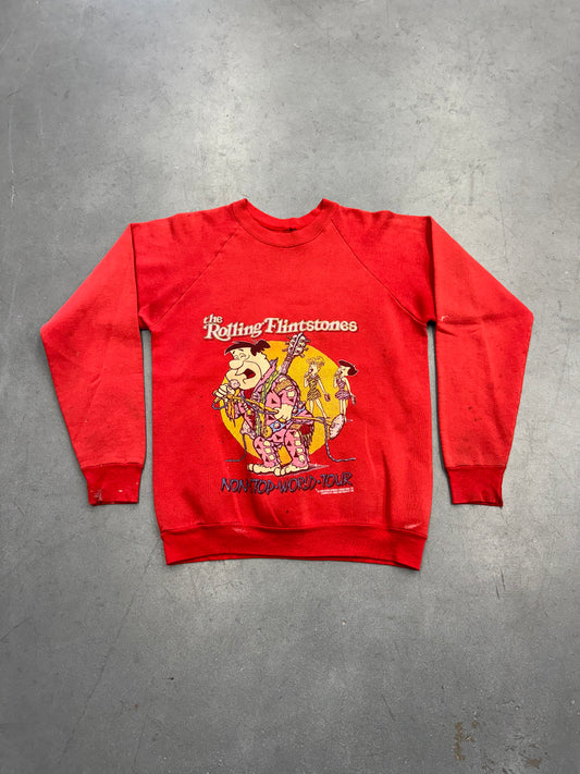1988 THE ROLLING FLINSTONES CREWNECK (PULLED TAG)