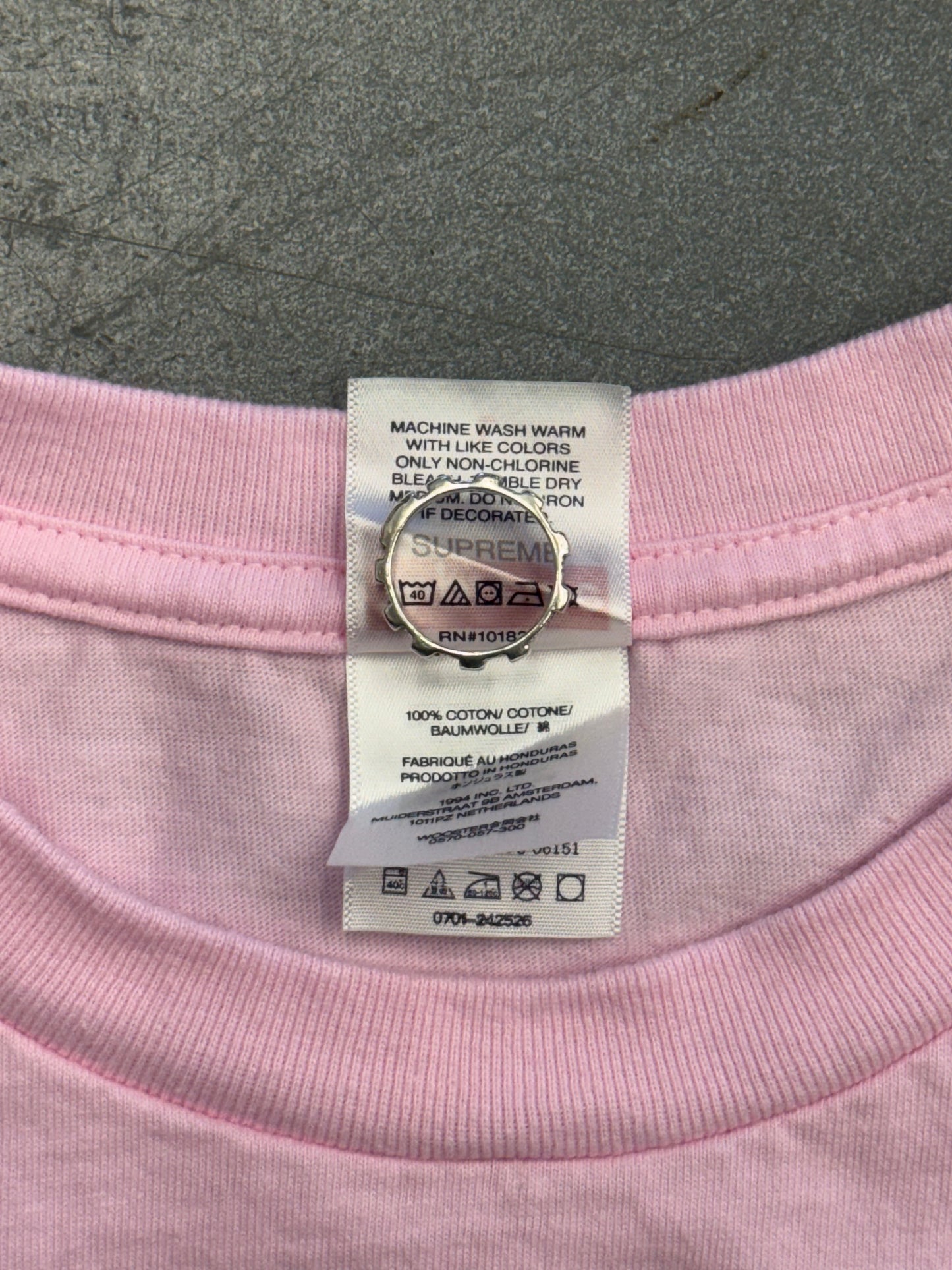 FW25 SUPREME STICK TEE - PINK