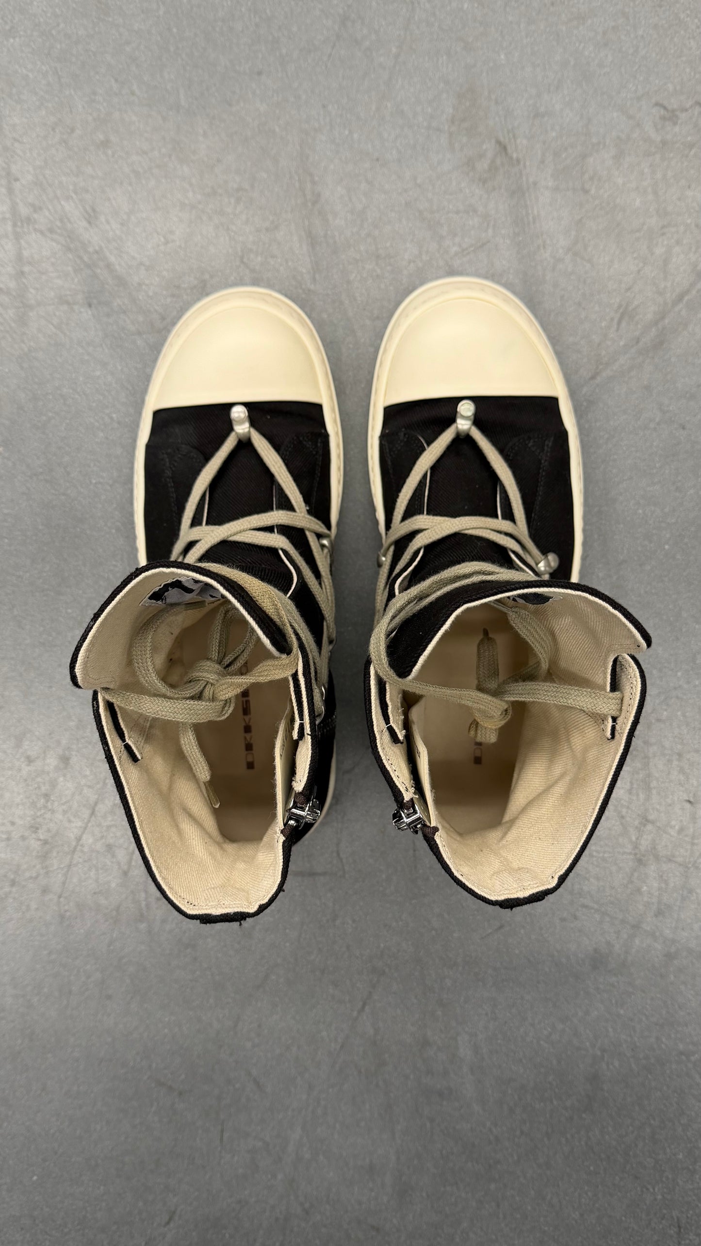 RICK OWENS DRKSHDW HEXA HIGH-TOP SNEAKERS