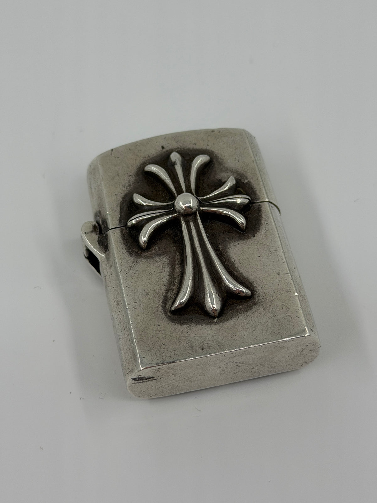 CHROME HEARTS SILVER CROSS ZIPPO LIGHTER