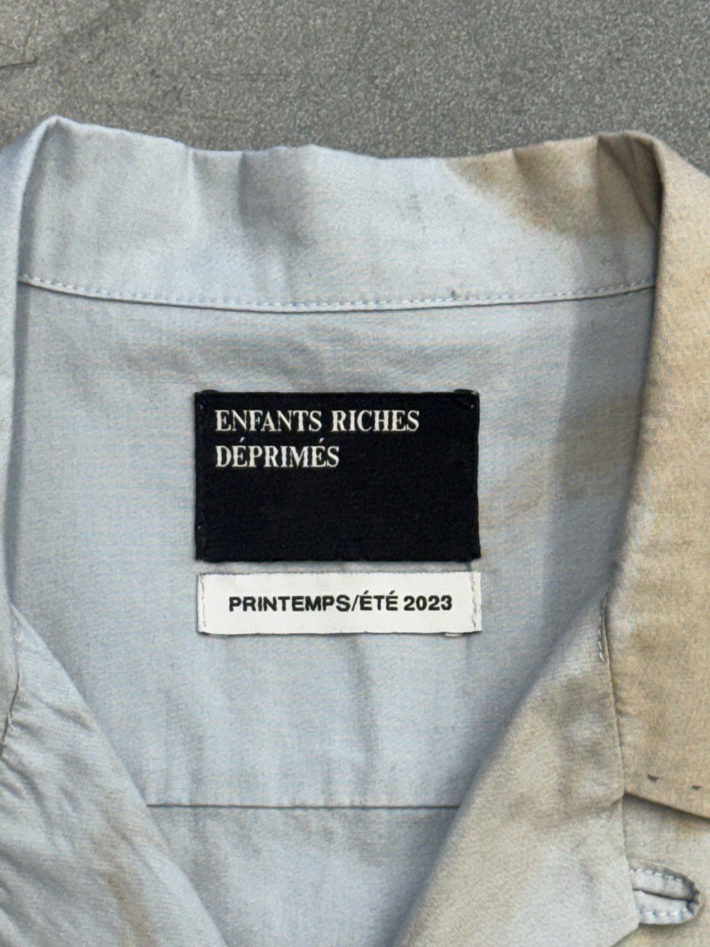 ENFANTS RICHES DEPRIMES ERD MEN'S MECHANICS BUTTON-FRONT SHIRT