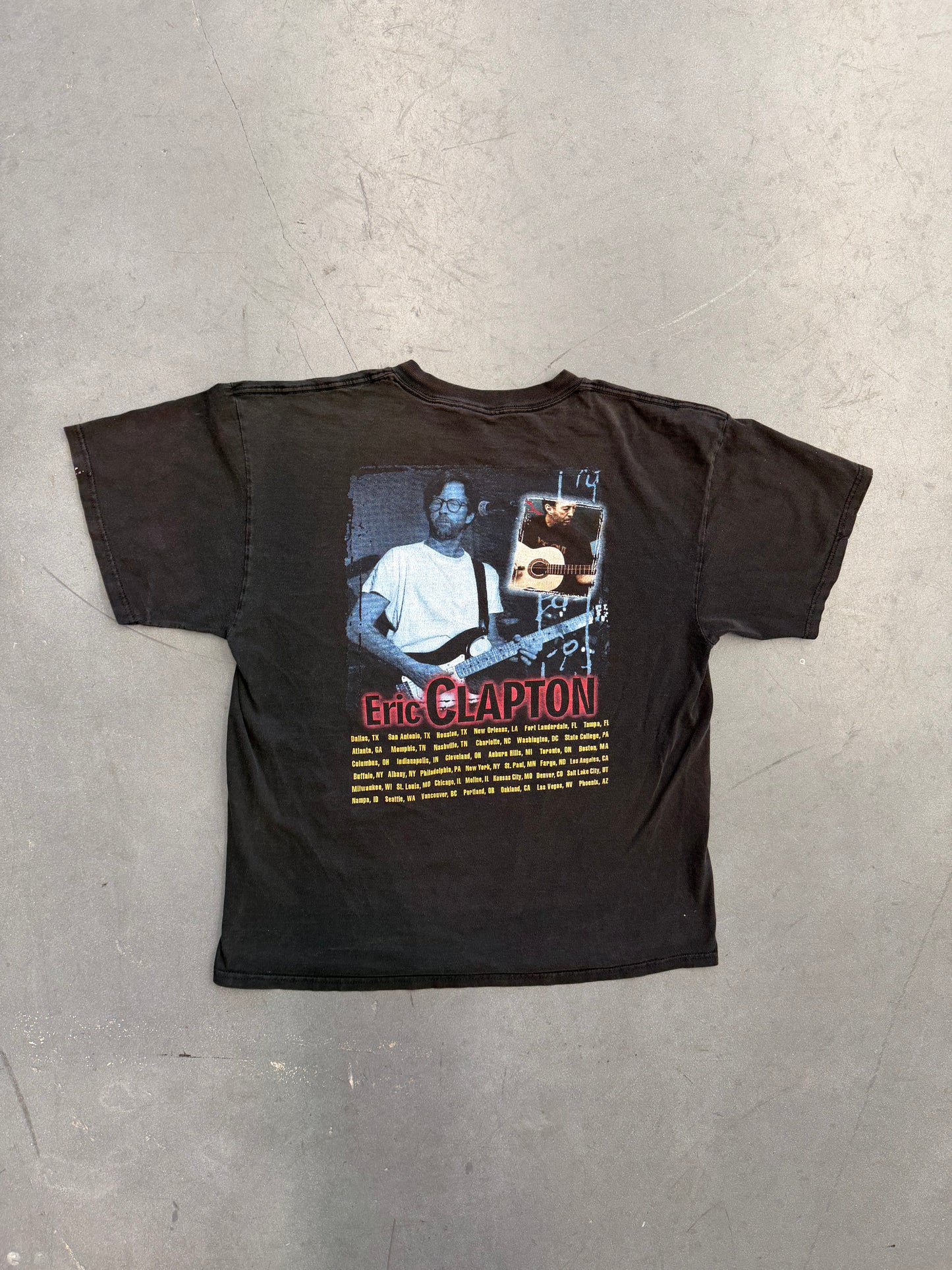 Y2K ERIC CLAPTON U.S. TOUR RAP-STYLE TEE (DELTA TAG)