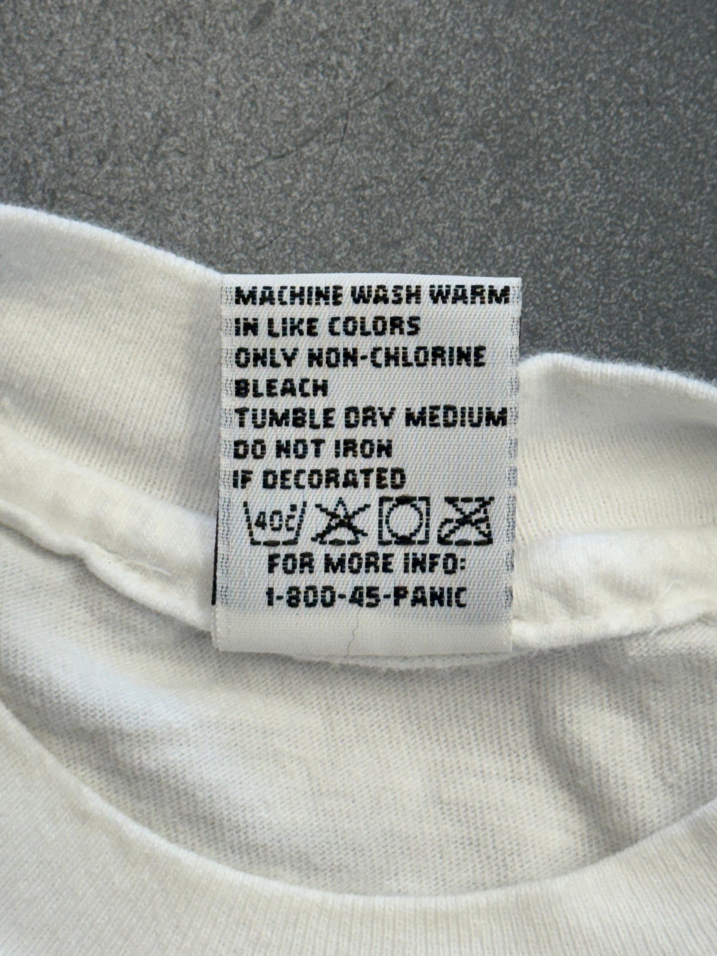 1992 DON'T PANIC! "HATE IS NOT A FAMILY VALUE" TEE