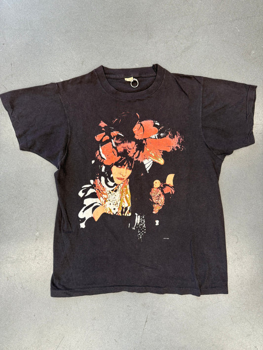1987 SIOUXSIE AND THE BANSHEES ZEBRA TEE (CUT SCREEN STARS TAG)