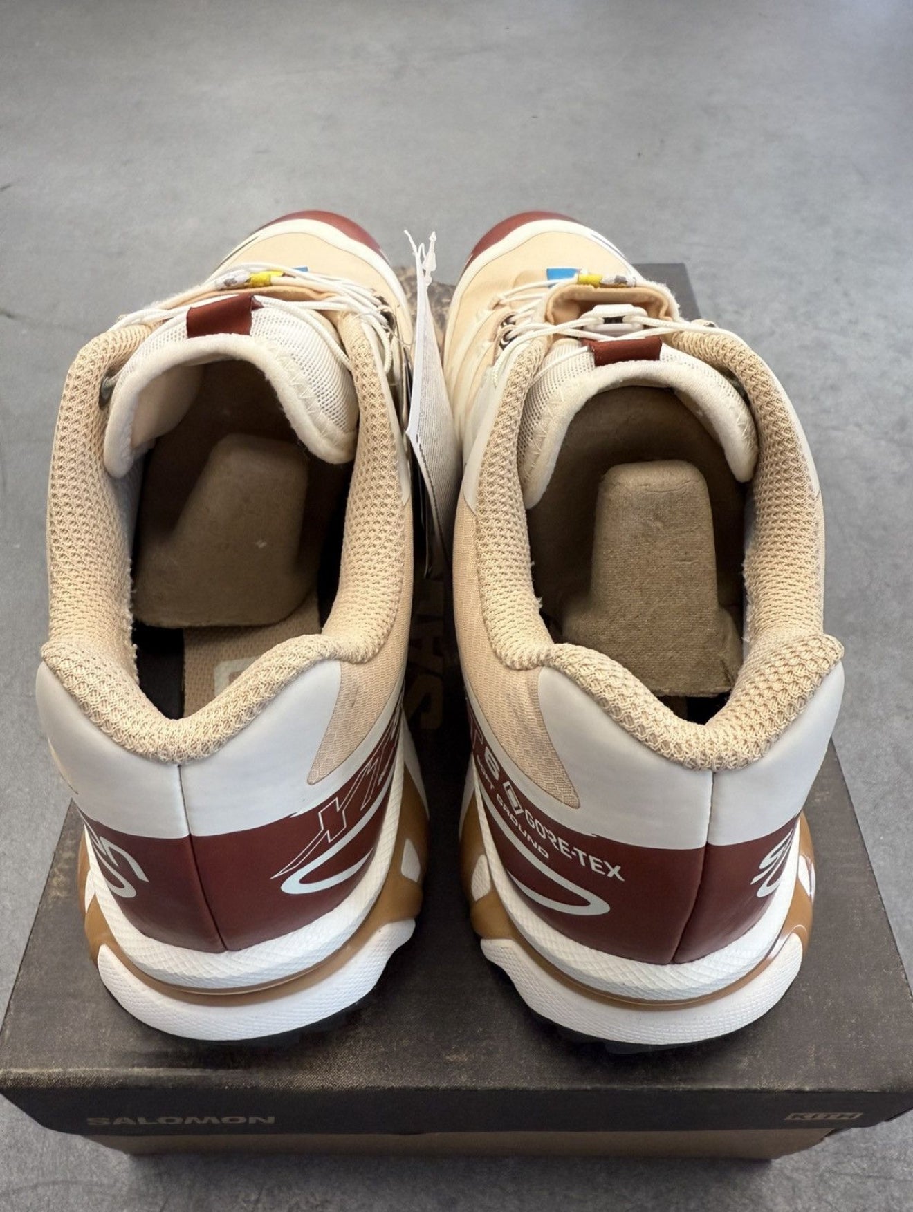 SIZE 10 2022 KITH SALOMON XT-6 GORE-TEX BURNT HENNA (NEW WITH BOX)