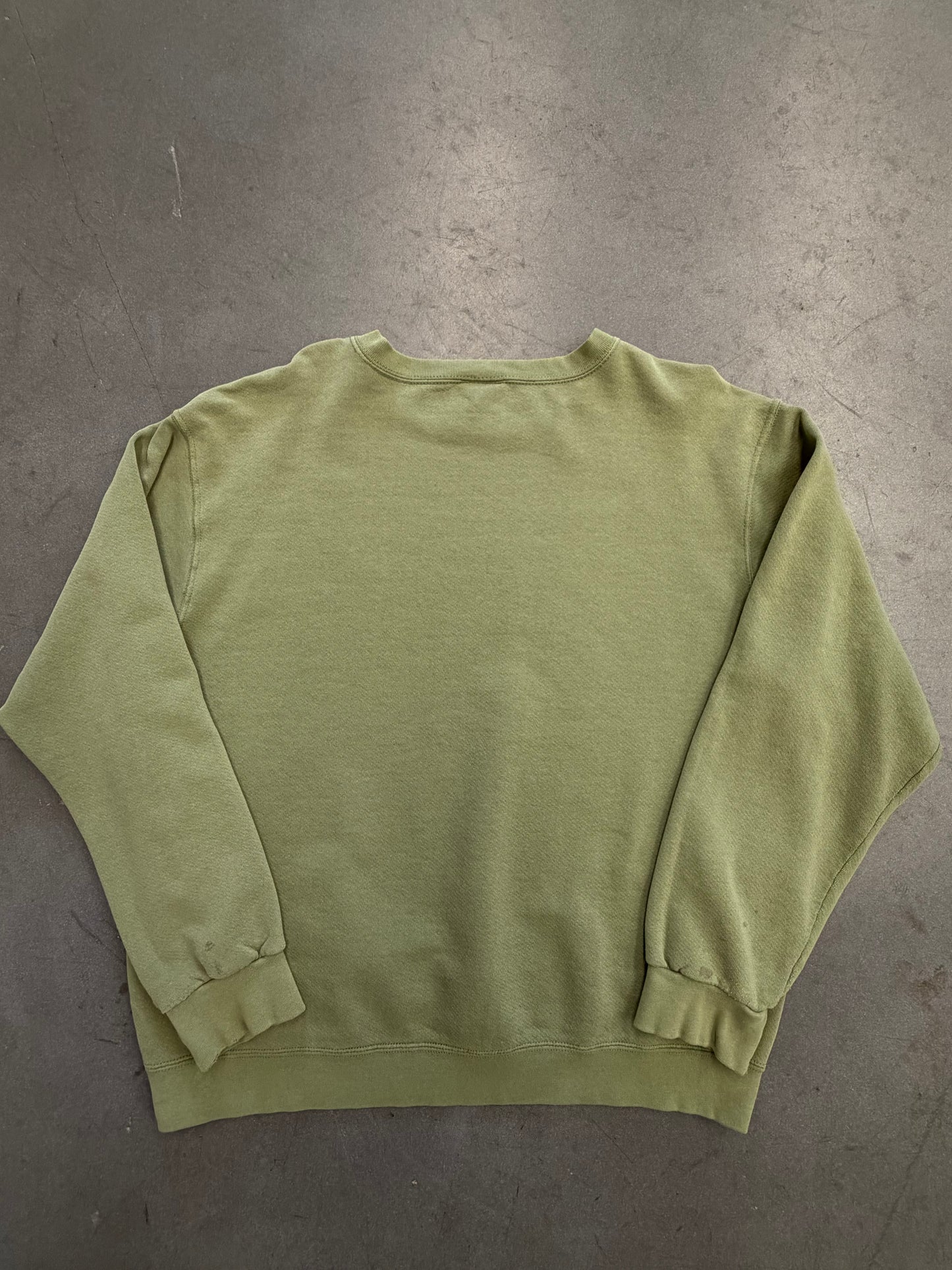 00'S NIKE SIDESWOOSH CREWNECK (GREY NIKE TAG) - JADE
