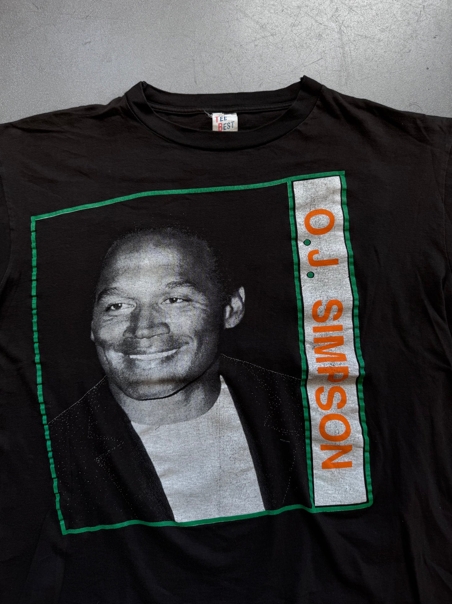 90'S O.J. SIMPSON FREE O.J. LET THE JUICE GO TEE (TEE BEST TAG)