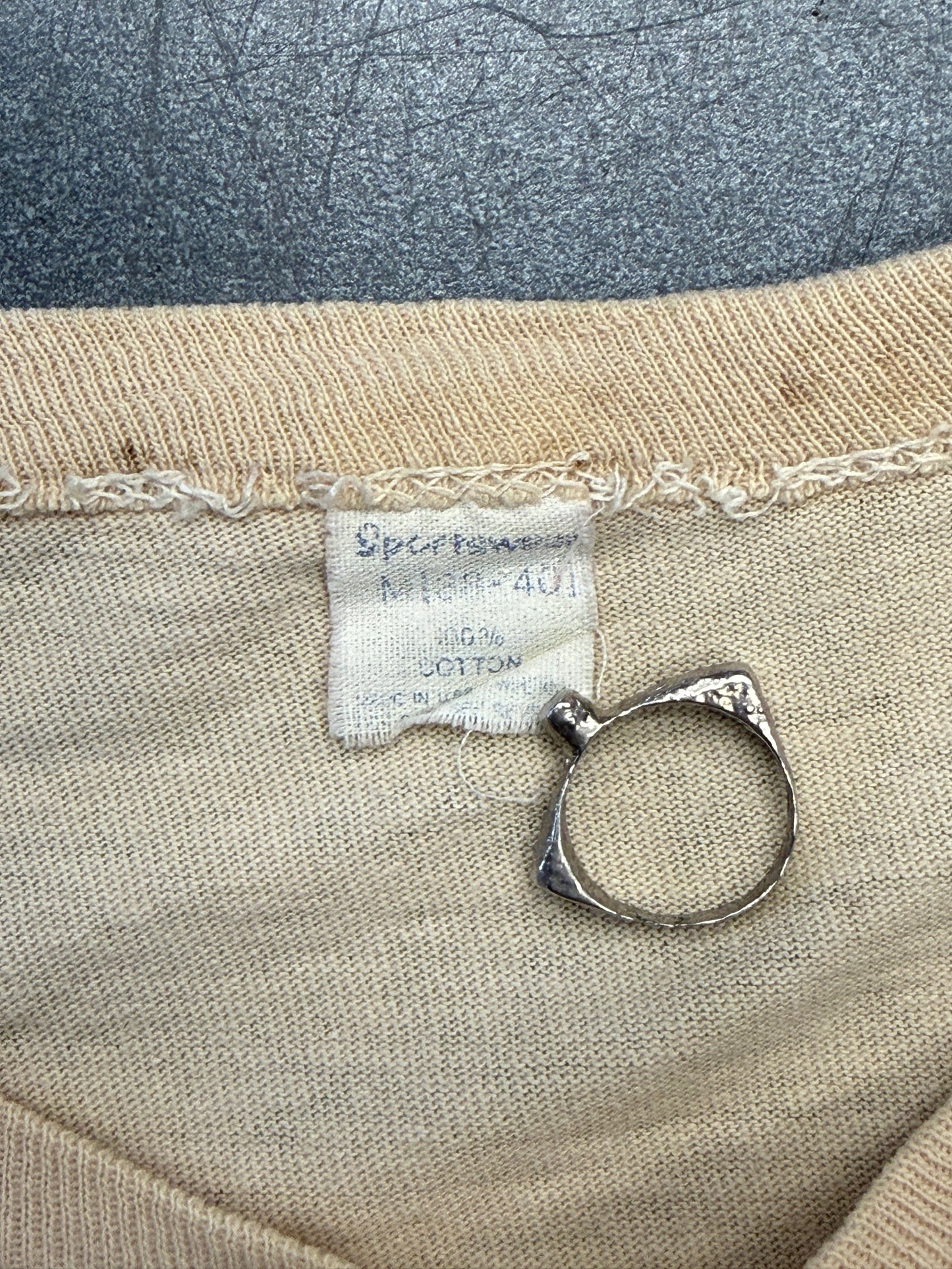 1970S RALPH MACDONALD SOUND OF A DRUM TEE (SPORTSWEAR TAG)