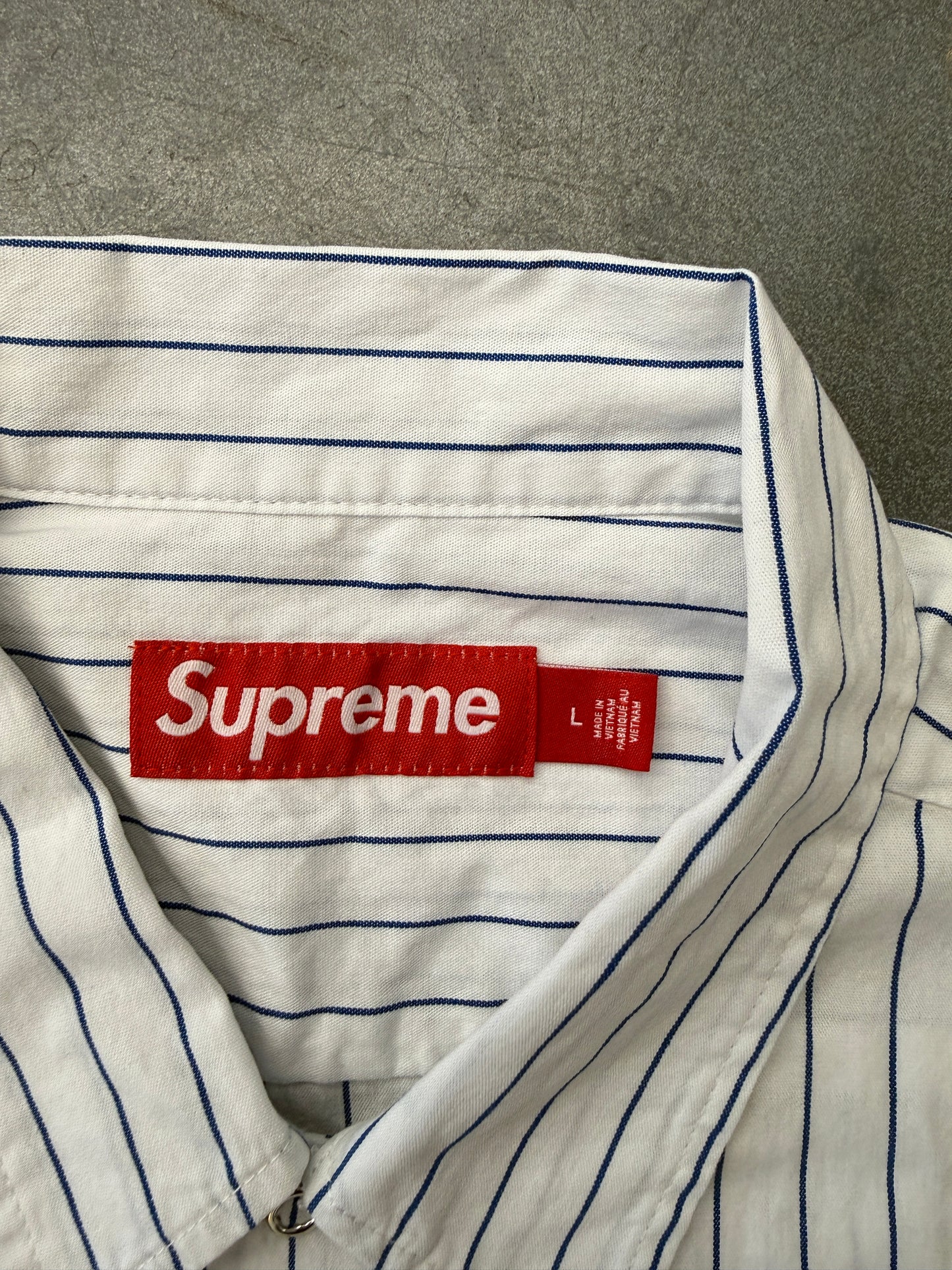 SS26 SUPREME GHOST FACE S/S WORK SHIRT