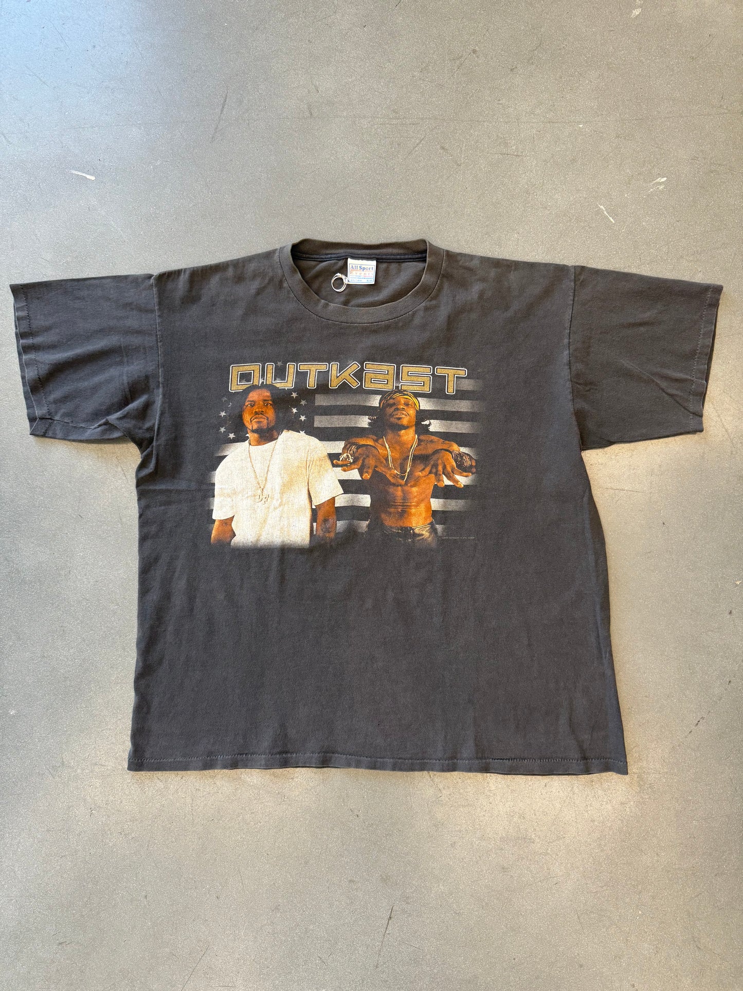 2001 OUTKAST STANKONIA STANK LOVE TOUR TEE (ALL SPORT TAG)
