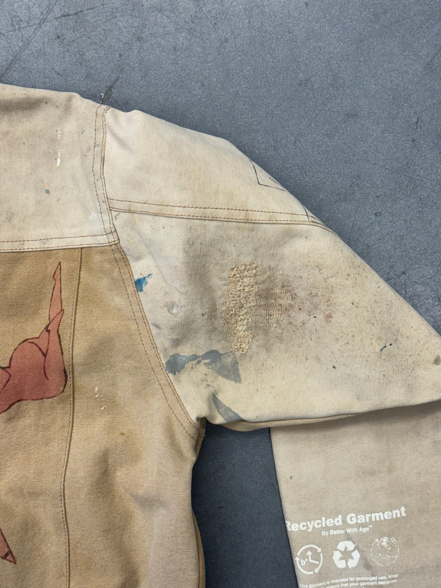 BETTER WITH AGE HARRISON RECONSTRUCTED TRUCKER JACKET