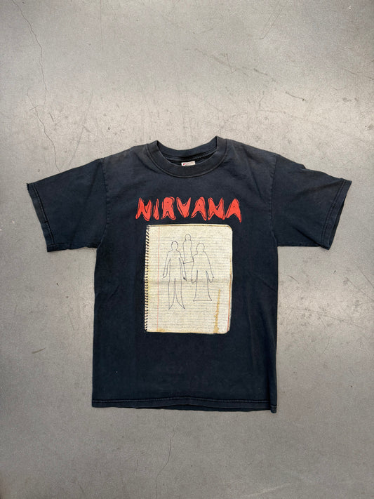 2003 NIRVANA GHOST NOTEBOOK TEE (ANVIL TAG)