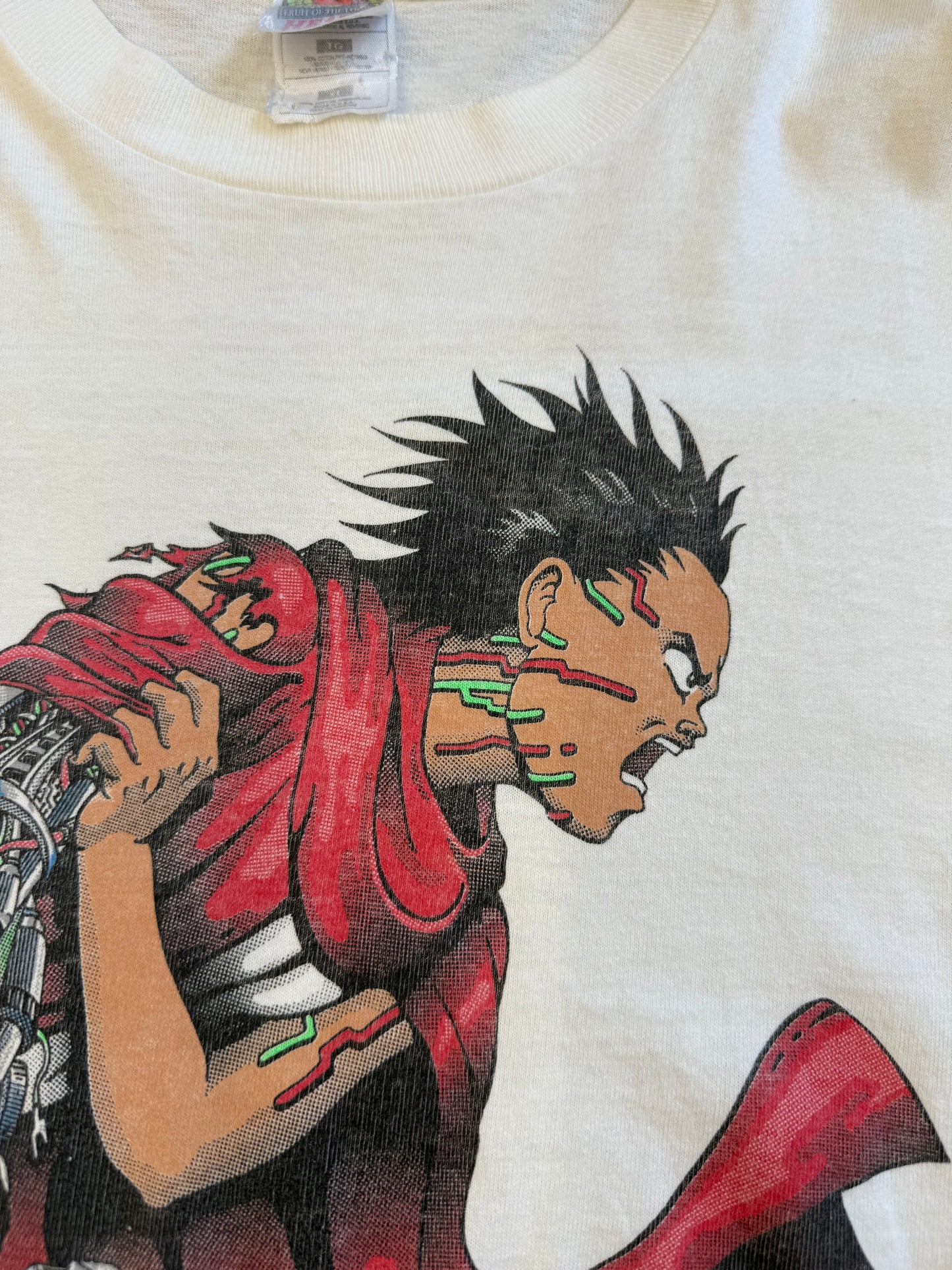 90'S AKIRA MOVIE PROMO TETSUO ARM WHITE TEE (FOTL TAG)