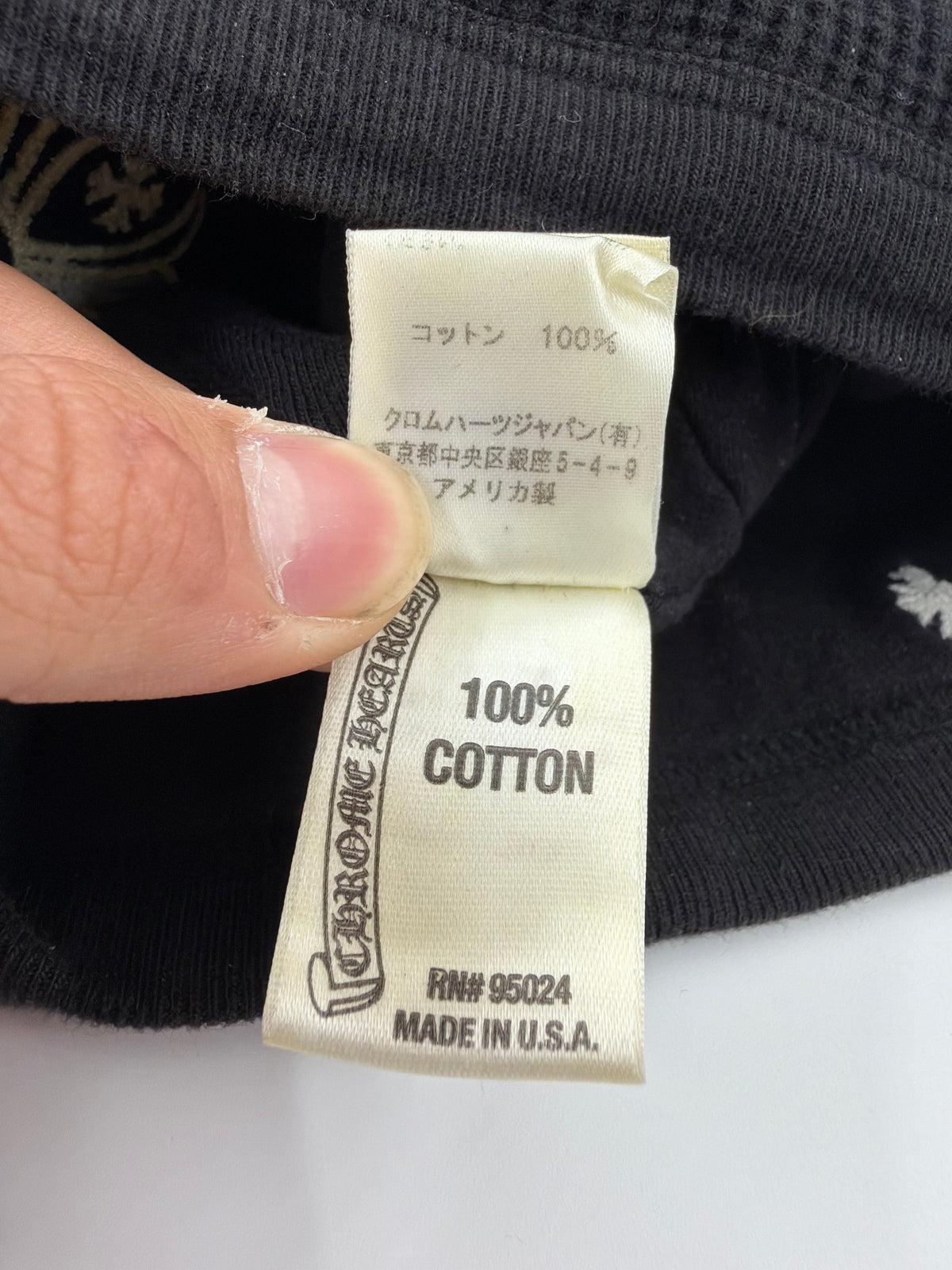 OLDER CHROME HEARTS PLUS THERMAL WAFFLE BEANIE