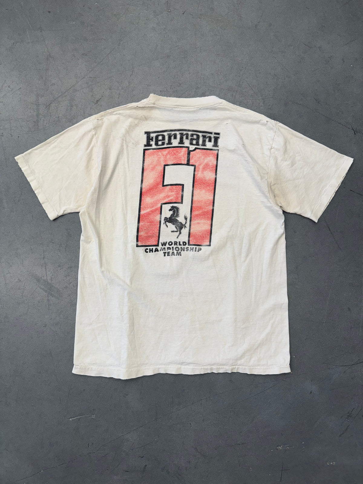 90'S F1 FERRARI WORLD CHAMPIONSHIP TEAM TEE (ALL SPORT TAG)