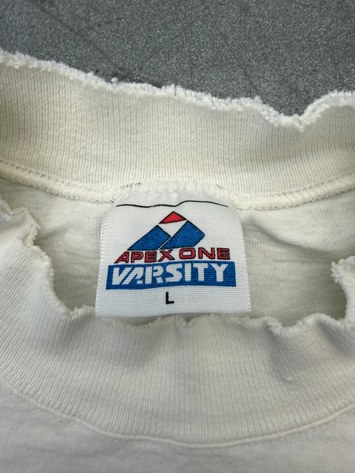 90S UNIVERSITY OF MIAMI CANES SUNSET TEE (APEX ONE VARSITY TAG)